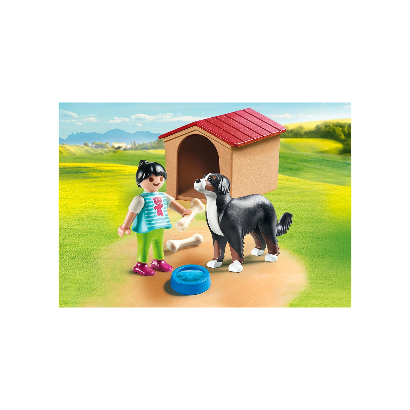 Конструктор Playmobil Country Девочка и собака с будкой (70136) изображение 2