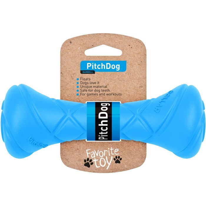 Игрушка для собак Collar PitchDog гантель для апорта 19 см голубая (62392) изображение 3