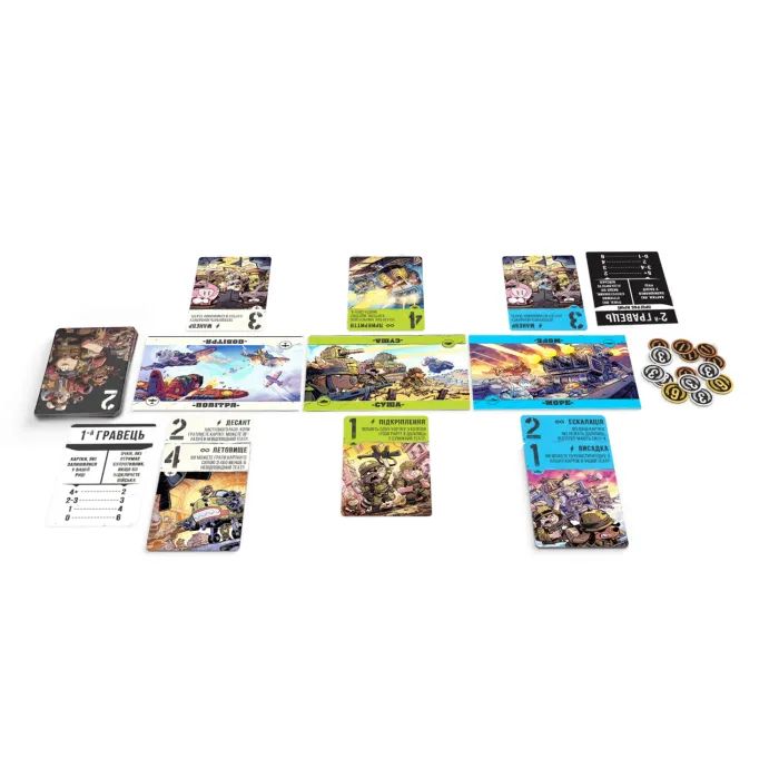 Настольная игра Games 7 Days Звери на Войне: По всем фронтам (ПВФ0201) изображение 3