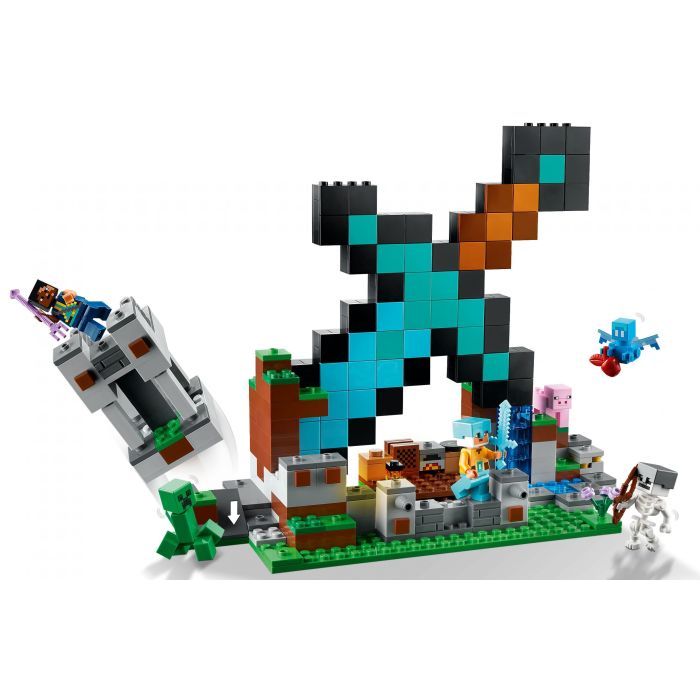 Конструктор LEGO Minecraft Форпост с мечом 427 деталей (21244) изображение 3