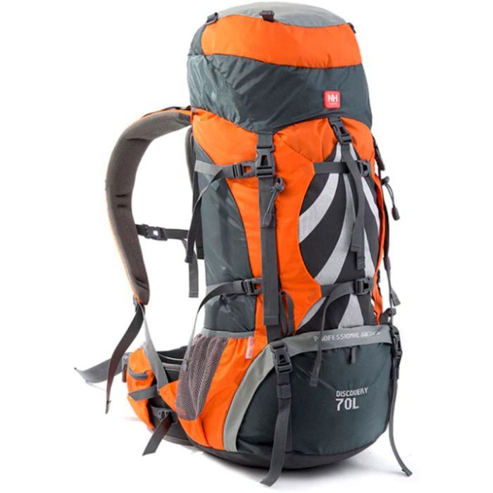 Рюкзак туристический Naturehike NH70B070-B 70 л + 5 л чорний (6975641887485)