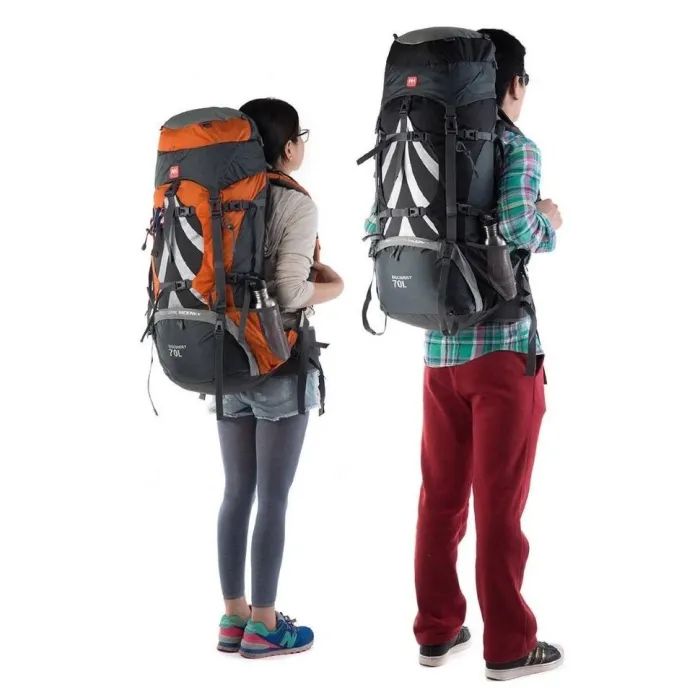 Рюкзак туристический Naturehike NH70B070-B 70 л + 5 л чорний (6975641887485) изображение 7