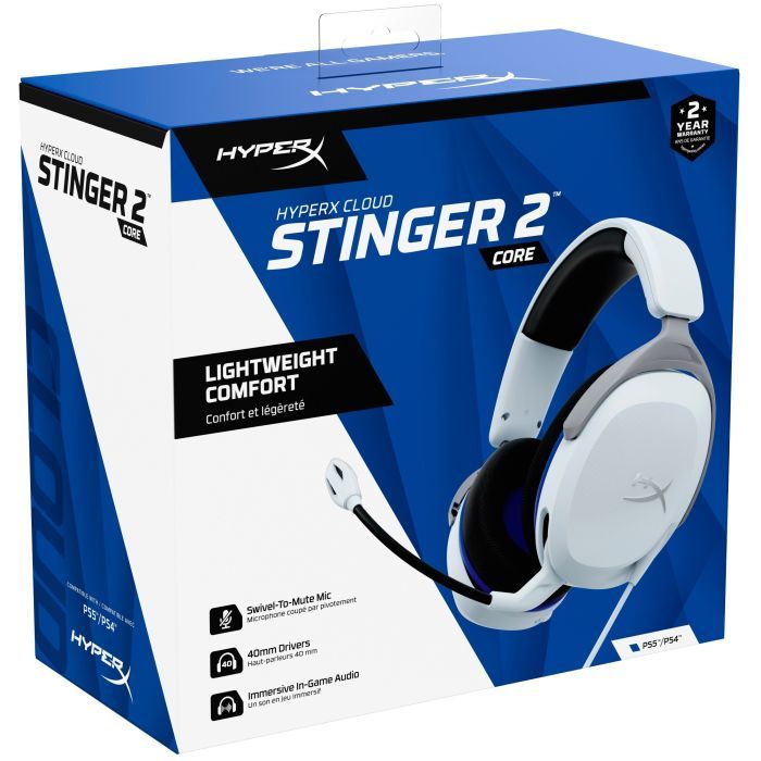 Наушники HyperX Cloud Stinger 2 Core for PlayStation White (6H9B5AA) изображение 7