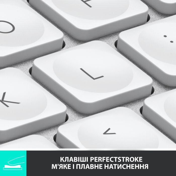 Клавиатура Logitech MX Keys Mini Wireless Illuminated UA Graphite (920-010498) изображение 2
