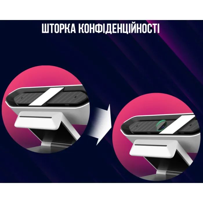 Веб-камера Lorgar Rapax 701 Streaming 2K Blue (LRG-SC701BL) изображение 10