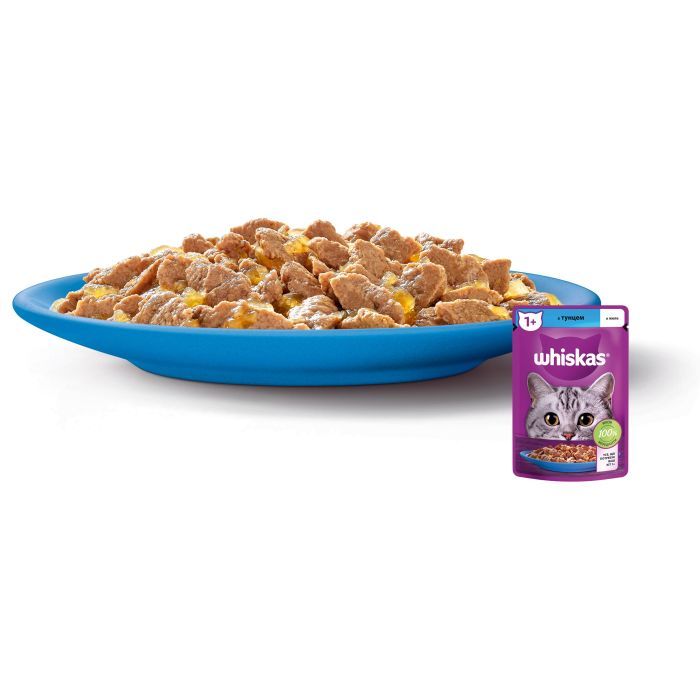 Вологий корм для кішок Whiskas Тунець в желе 85 г (5900951302381) зображення 4