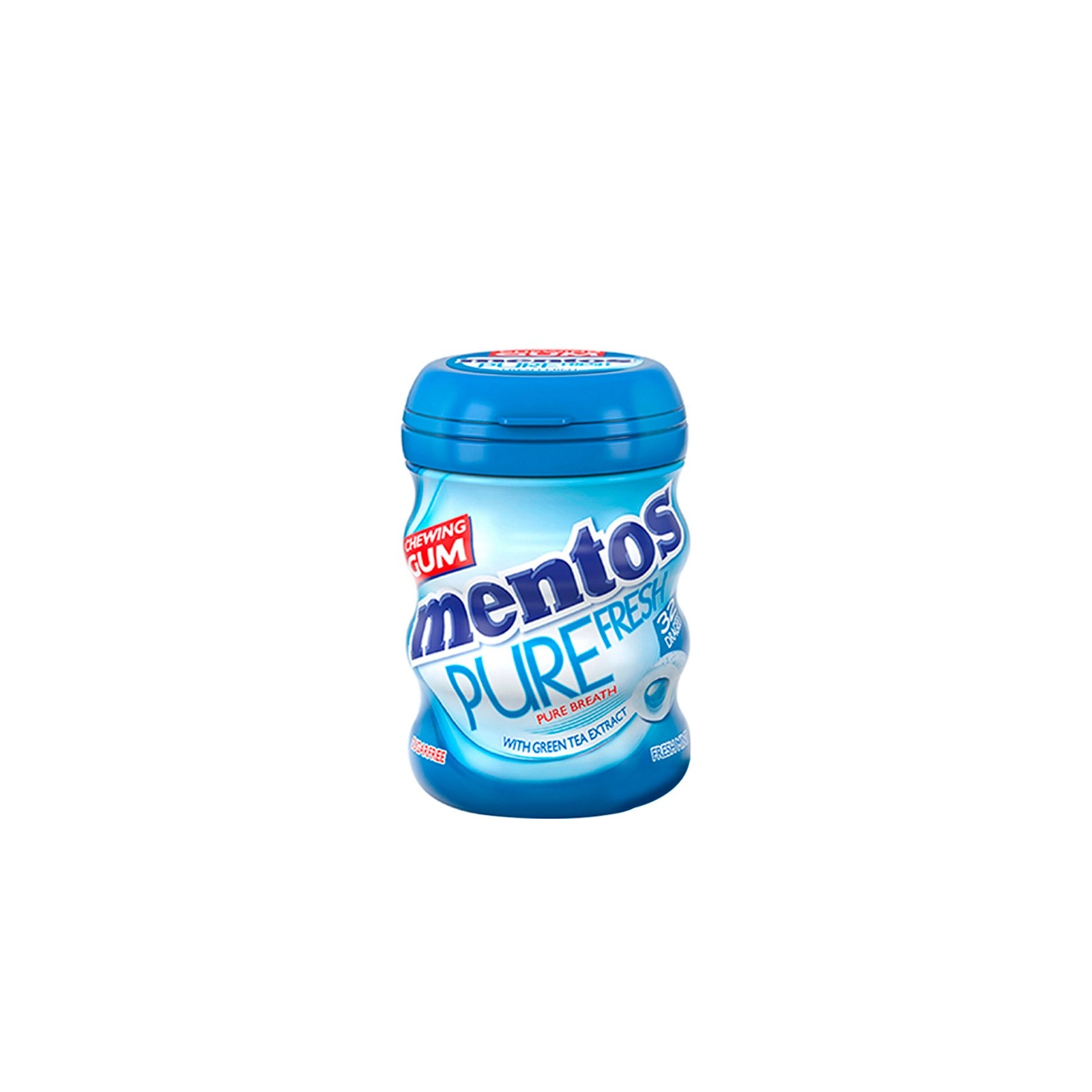 Жувальна гумка Mentos Pure Fresh зі смаком м'яти 56 г (8935001725367)