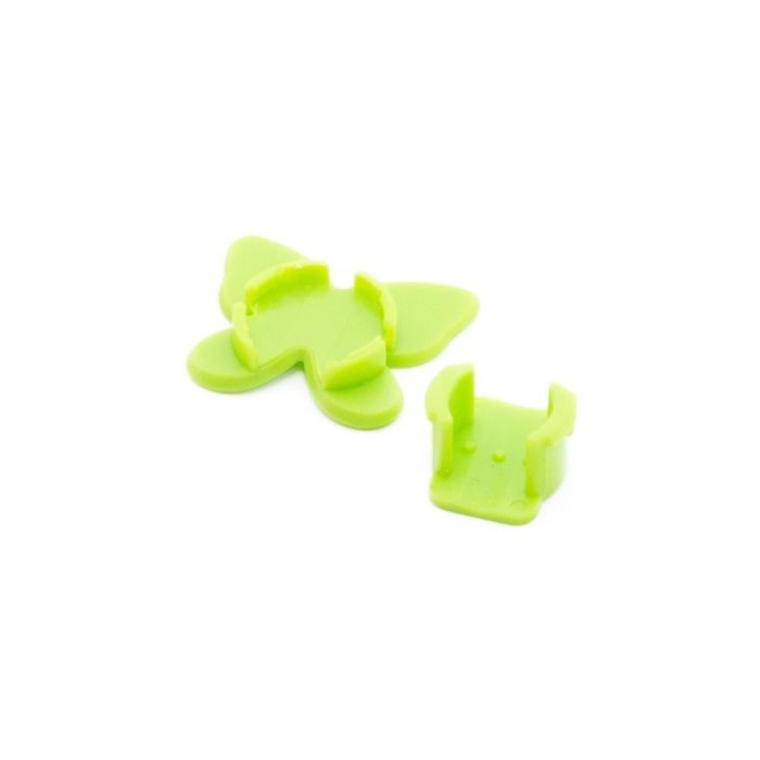 Держатель для кабеля Extradigital CC-948 Cable Clips butterfly, Green (KBC1713) изображение 3