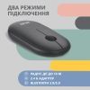 Мишка 2E MF300 Silent Wireless/Bluetooth Graphite Black (2E-MF300WBK) зображення 5