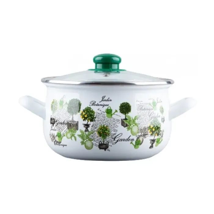 Кастрюля Gusto "Ботанічній сад" 24 см 5,7 л (GT-T-124-BG)