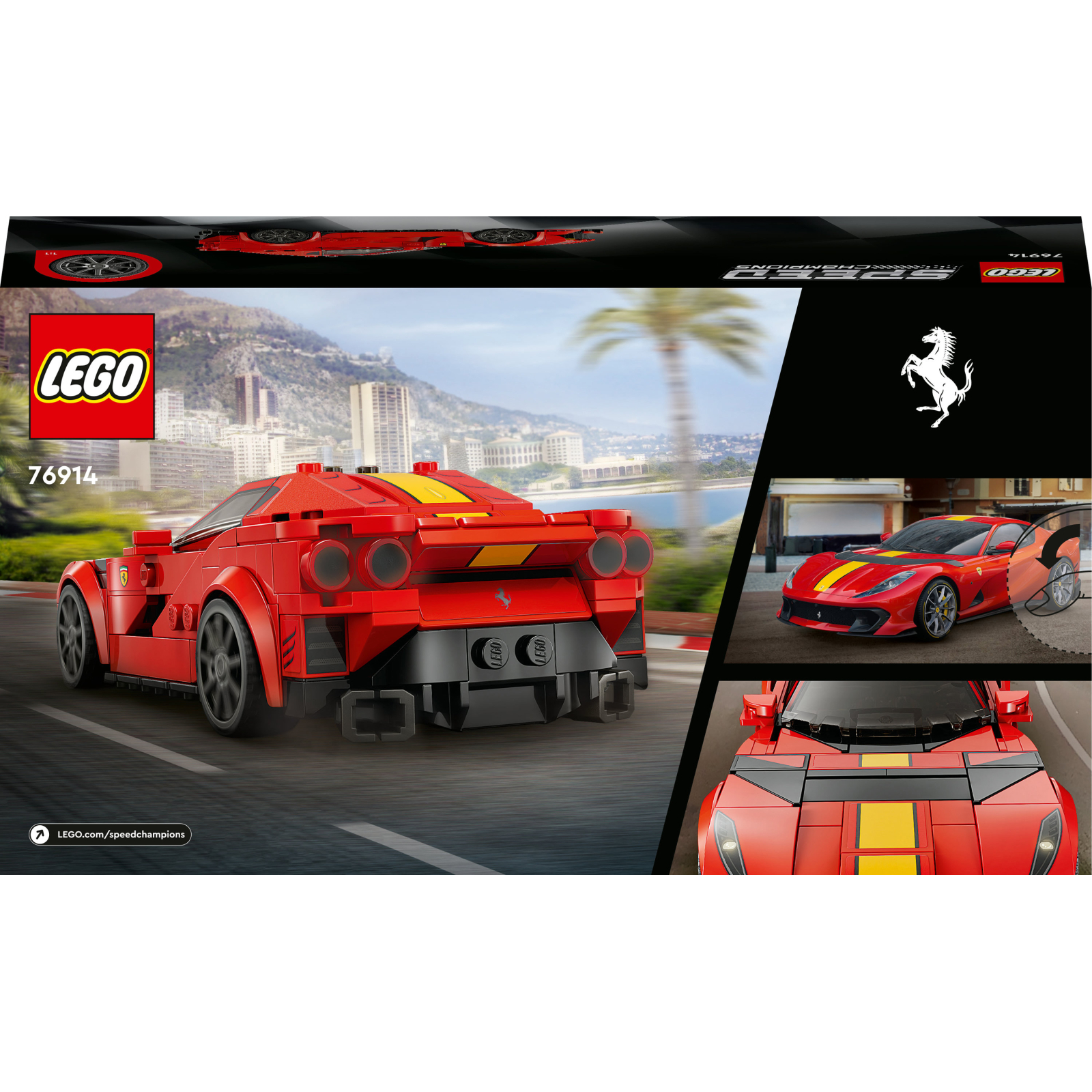 Конструктор LEGO Speed Champions Ferrari 812 Competizione 261 деталь (76914) изображение 10