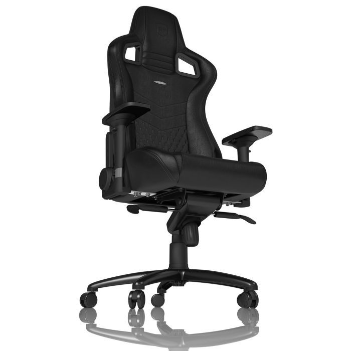 Кресло игровое Noblechairs Epic Series Real Leather Black (NBL-RL-BLA-001) изображение 3