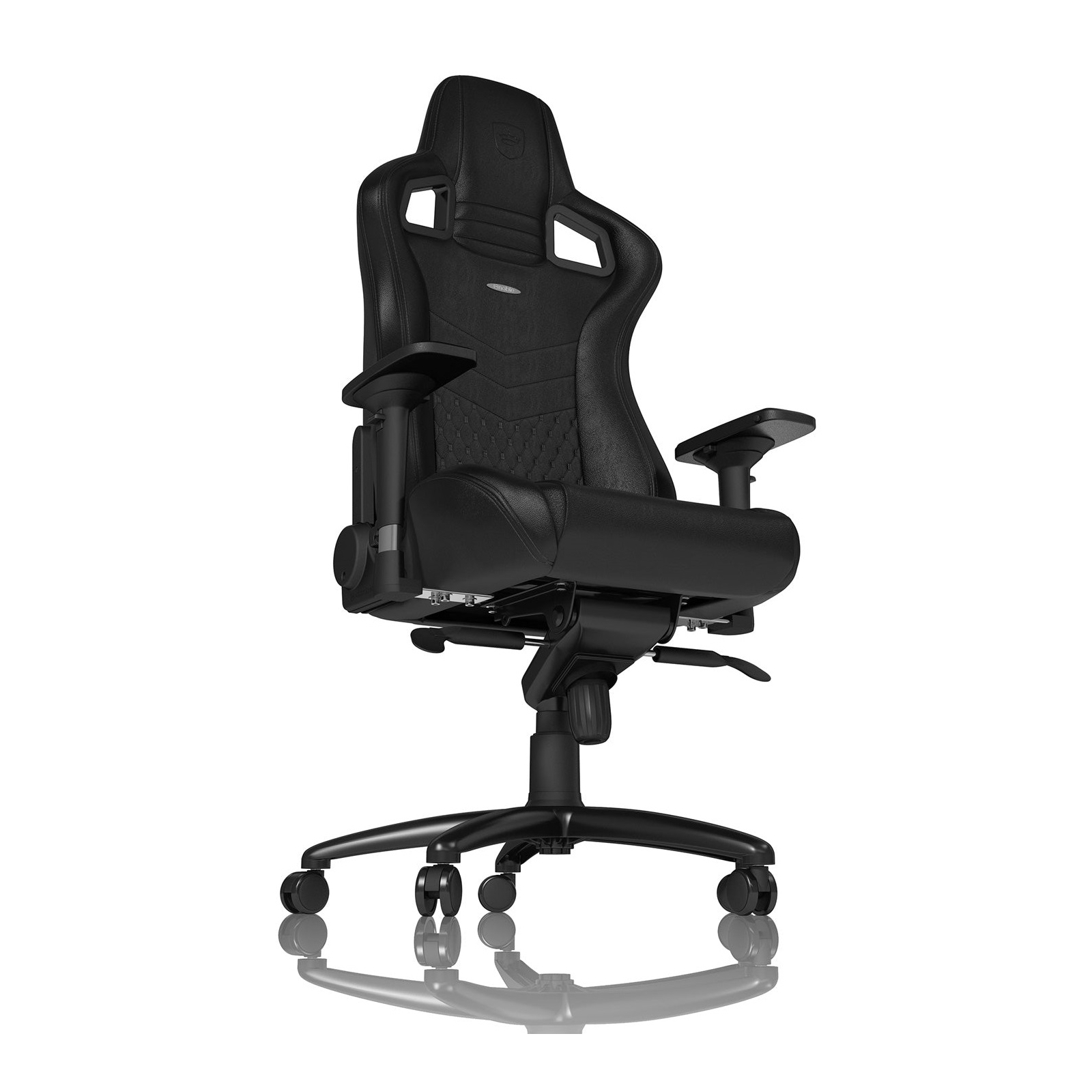 Кресло игровое Noblechairs Epic Series Real Leather Black (NBL-RL-BLA-001) изображение 3