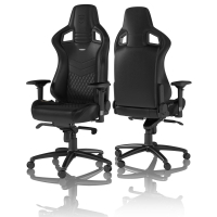 Кресло игровое Noblechairs Epic Series Real Leather Black (NBL-RL-BLA-001) изображение 4