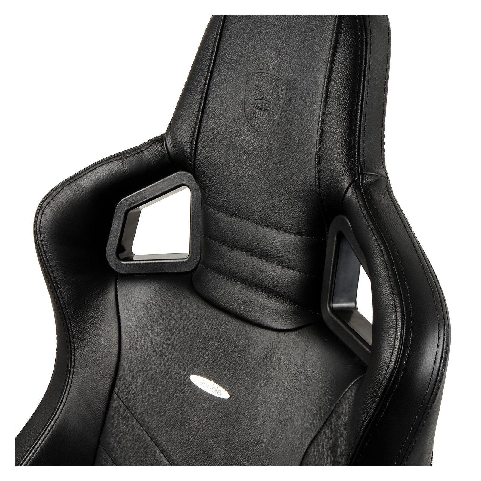 Кресло игровое Noblechairs Epic Series Real Leather Black (NBL-RL-BLA-001) изображение 6