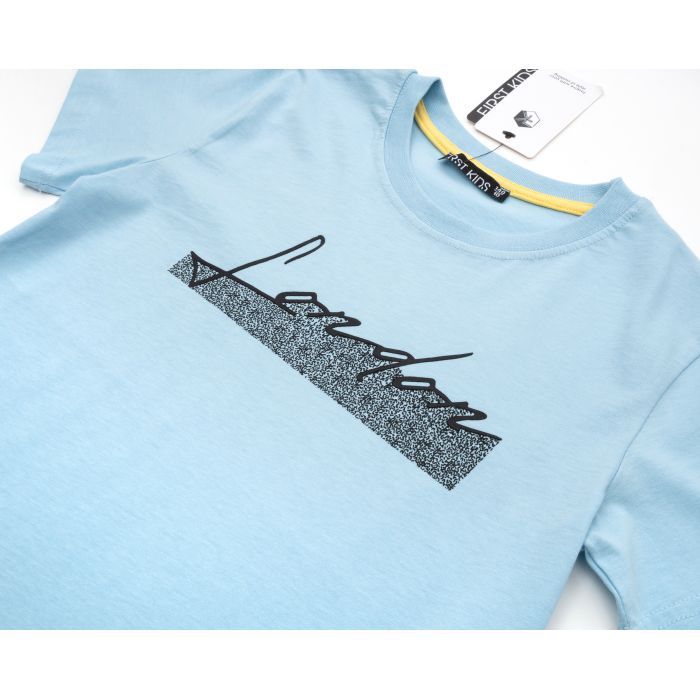 Футболка дитяча Blueland LONDON (3002-134B-blue) зображення 3