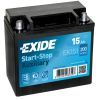 Акумулятор автомобільний EXIDE START STOP AUXILIARY 15Ah (+/-) (200EN) (EK151)