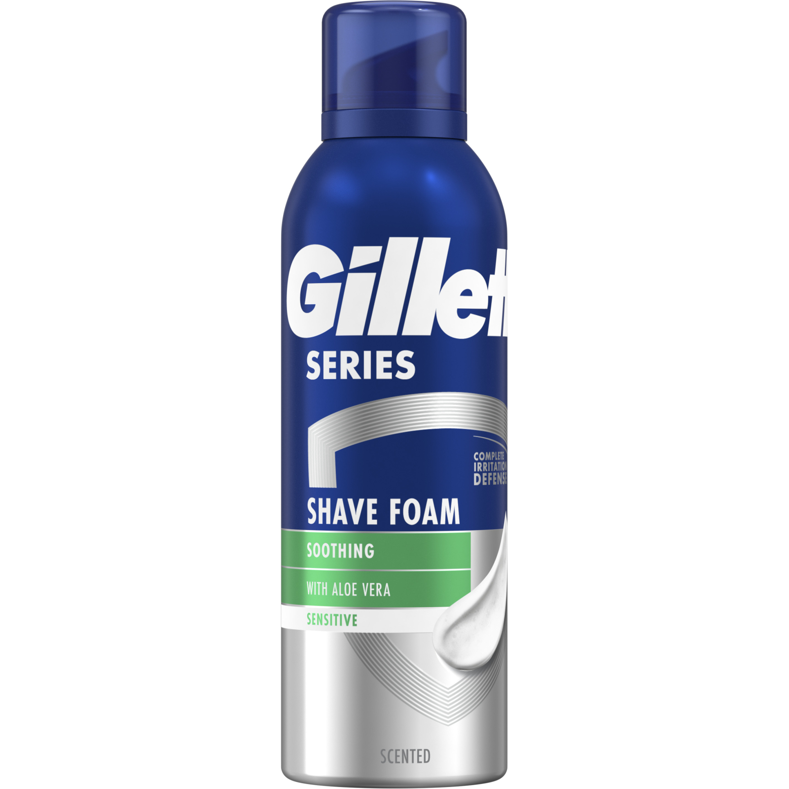 Піна для гоління Gillette Series Для чутливої шкіри з алое вера 200 мл (8001090870926) зображення 2