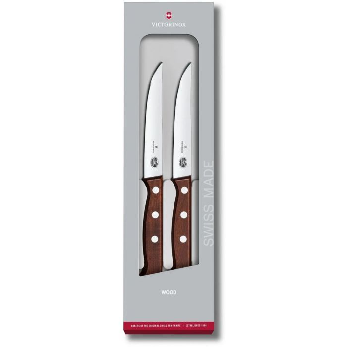 Набор ножей Victorinox Wood Steak Set 2шт Straight (5.1200.12G)