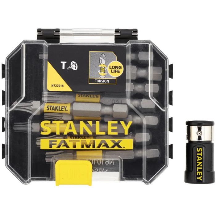 Набір біт Stanley FatMax, Torx, T10, T15, T20, T25, T30, Т40, L = 50 мм, 10 шт, кейс (STA88566) зображення 2