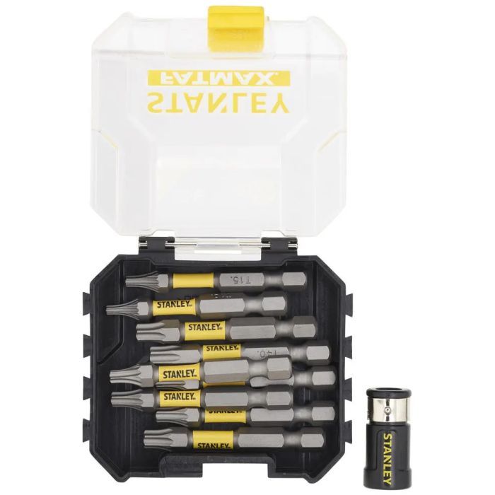 Набір біт Stanley FatMax, Torx, T10, T15, T20, T25, T30, Т40, L = 50 мм, 10 шт, кейс (STA88566) зображення 3