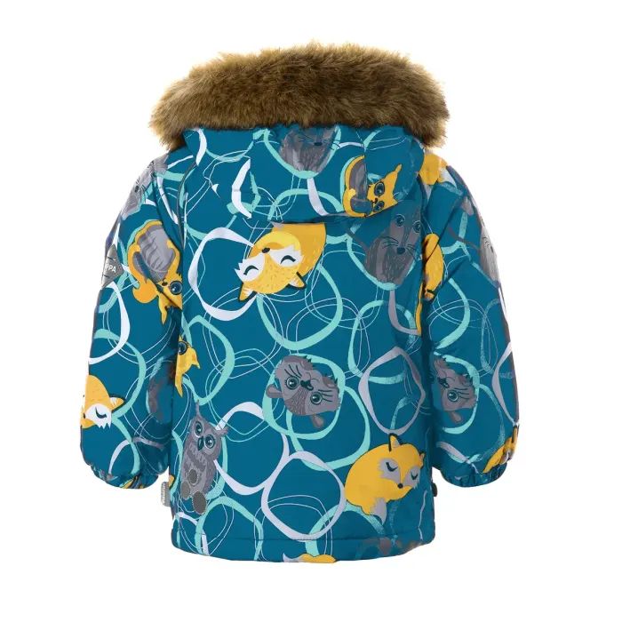 Куртка детская Huppa VESA 1 18570120 бирюзово-зелёный с принтом 86 (4741632119888) изображение 2
