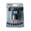 Переходник US/UK/AU to EU Dynamode (EU Adapter black) изображение 5