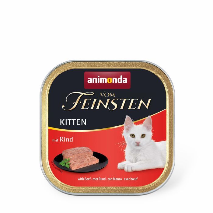 Паштет для кошек Animonda Vom Feinsten Kitten with Beef 100 г (4017721832205)