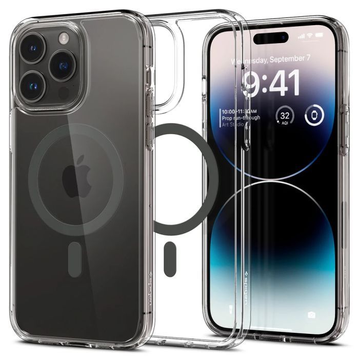 Чехол для мобильного телефона Spigen Apple Iphone 14 Pro Ultra Hybrid MagFit, Graphite (ACS04970) изображение 2