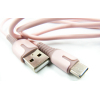 Дата кабель USB 2.0 AM to Type-C 1.0m pink Dengos (PLS-TC-IND-SOFT-ROSE) зображення 2