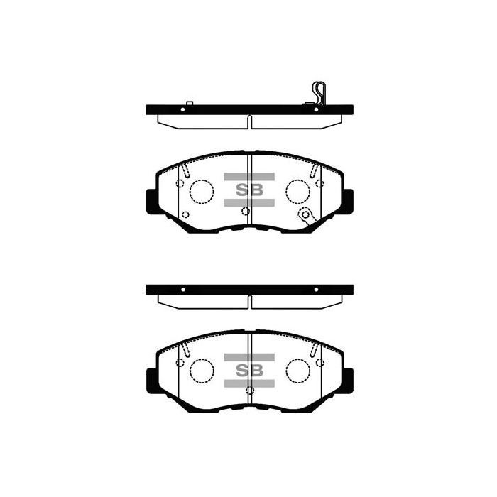 Гальмівні колодки HI-Q SP1237