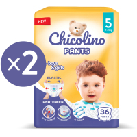 Подгузники Chicolino Размер 5 (11-25 кг) (2 пачки по 36 шт) 72 шт (2000998939557) изображение 2