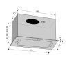 Витяжка кухонна Ventolux PUNTO 52 WG (1000) TRC MM зображення 7