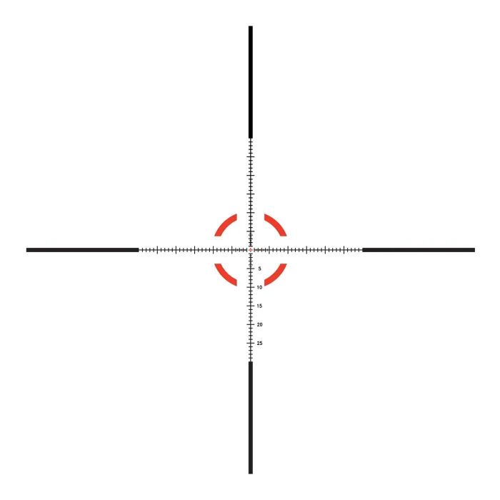 Оптический прицел Trijicon Credo 1-8x28 Red/Green MRAD Segmented Circle (CR828-C-2900032) изображение 5