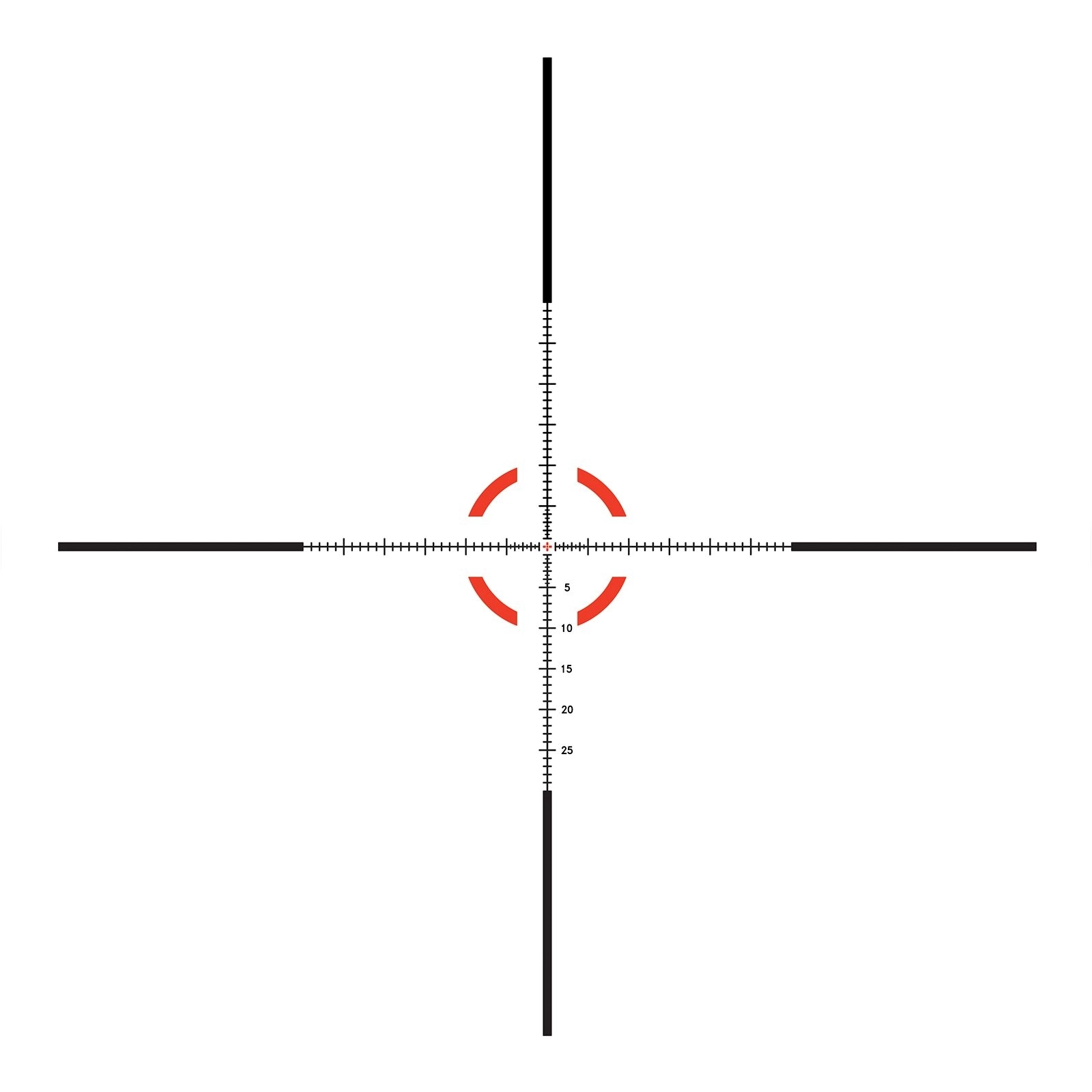 Оптичний приціл Trijicon Credo 1-8x28 Red/Green MRAD Segmented Circle (CR828-C-2900032) зображення 5