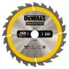 Диск пильный DeWALT CONSTRUCTION, 165х20 мм, 24z (ATB), +10 град (DT1934)