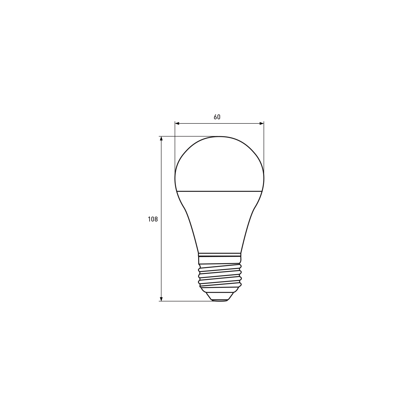 Лампочка Eurolamp LED A60 7W E27 3000K 220V акция 1+1 (MLP-LED-A60-07272(E)) изображение 4