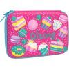 Пенал Cool For School з тисненням 1 відділення Фуксія (QT-3993-Rosered)