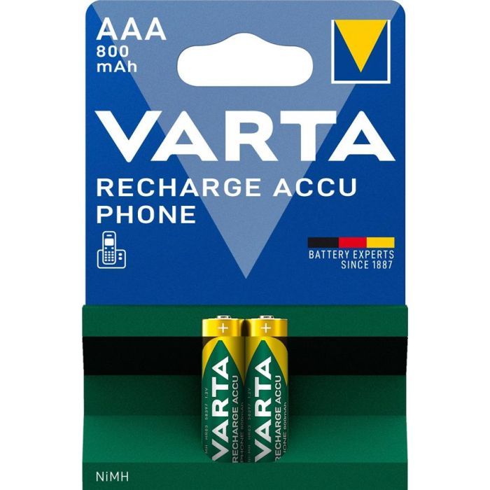 Аккумулятор Varta Phone AAA 800mAh NI-MH * 2 (58398101402)