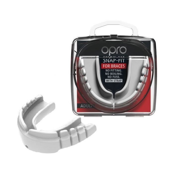 Капа Opro Snap-Fit Braces під брекети White (SN_Braces_White) изображение 3