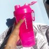 Шейкер спортивный SmartShake Original2GO 600ml Neon Pink (10560502) изображение 4