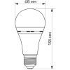 Лампочка TITANUM LED акумуляторна A68 10W E27 4000K 220V (TL-EMA68-10274) зображення 3