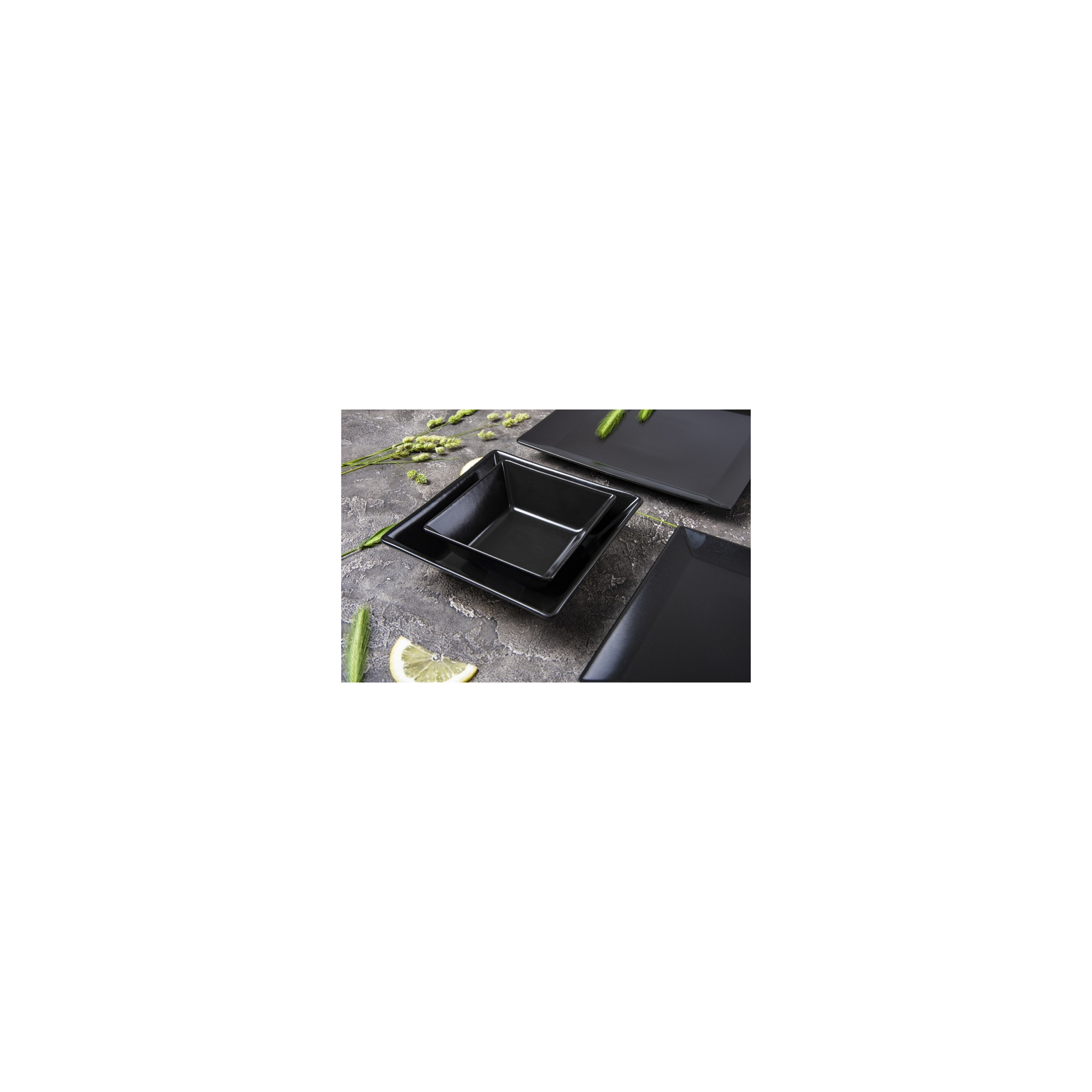 Тарелка Ipec Tokyo Обідня 26 см Чорна (30900238) изображение 2