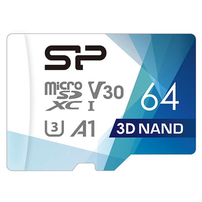 Карта памяти Silicon Power 64Gb microSDXC U3 A1 V30 Superior Color 100R/80W + adapter (SP064GBSTXDU3V20AB) изображение 2