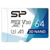 Карта памяти Silicon Power 64Gb microSDXC U3 A1 V30 Superior Color 100R/80W + adapter (SP064GBSTXDU3V20AB) изображение 2