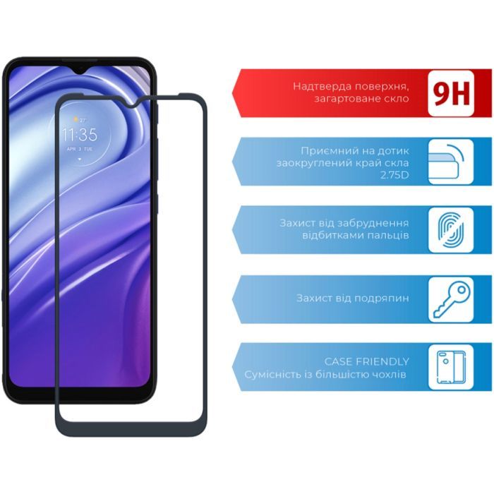 Скло захисне ACCLAB Full Glue MOTO G20 (1283126514388) зображення 2
