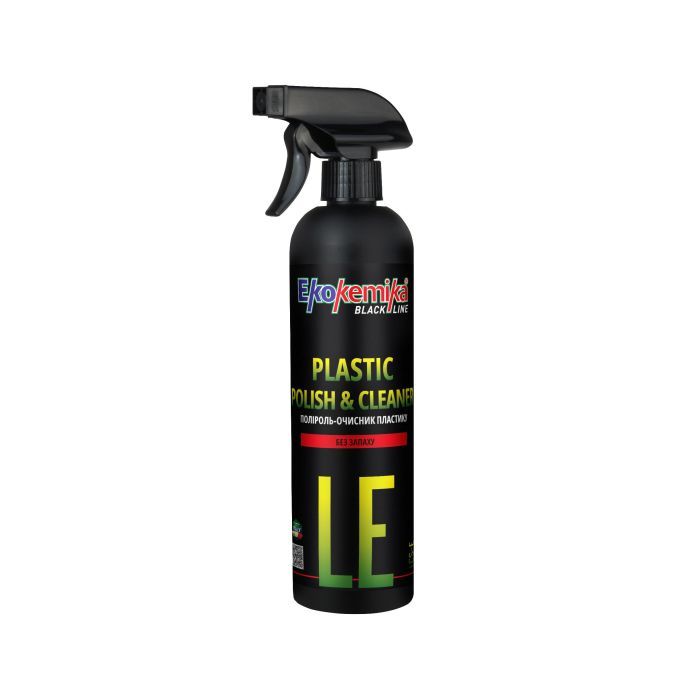 Автополіроль Ekokemika Black Line PLASTIC POLISHCLEANER ODORLESS 500мл (401219)