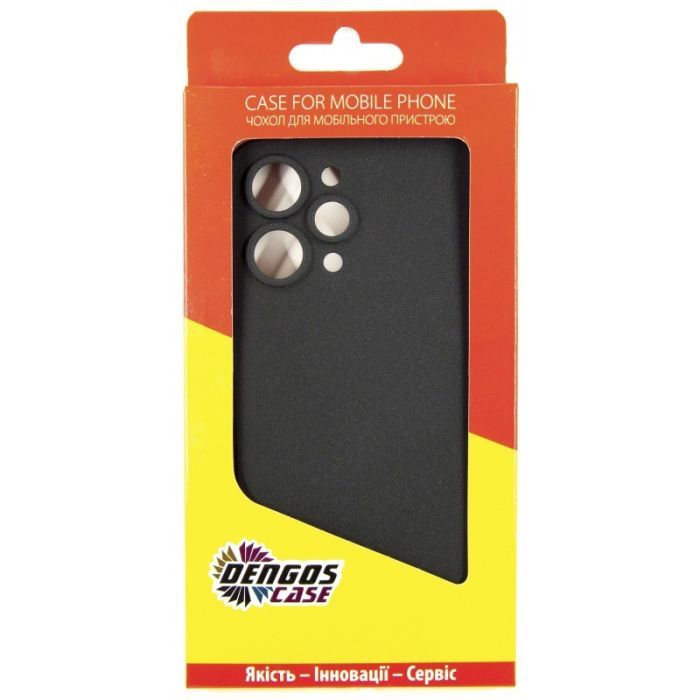 Чехол для мобильного телефона Dengos Carbon Xiaomi Redmi 12 (black) (DG-TPU-CRBN-183) изображение 4