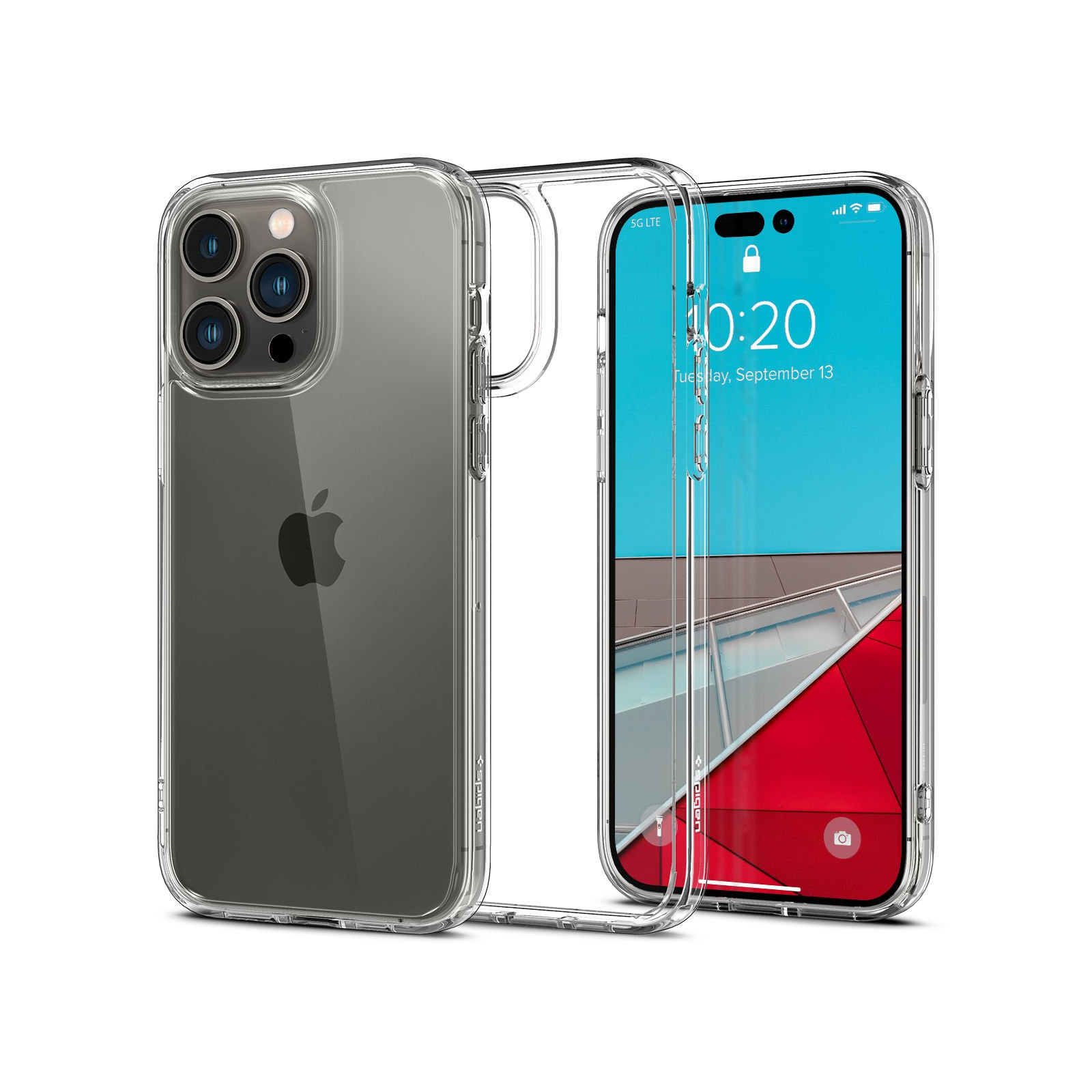 Чохол до мобільного телефона Spigen Apple iPhone 14 Pro Max Ultra Hybrid, Crystal Clear (ACS04816) зображення 2
