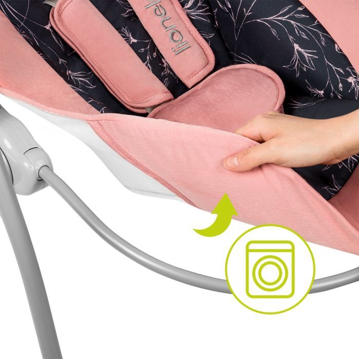 Крісло-гойдалка Lionelo Ruben Pink baby (LO-RUBEN RUBEN PINK BABY) зображення 7